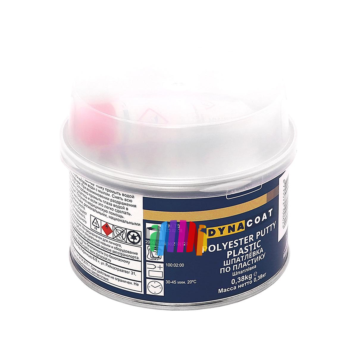 Dynacoat Шпатлевка для пластика Polyester Putty Plastic 0,4 кг. 2