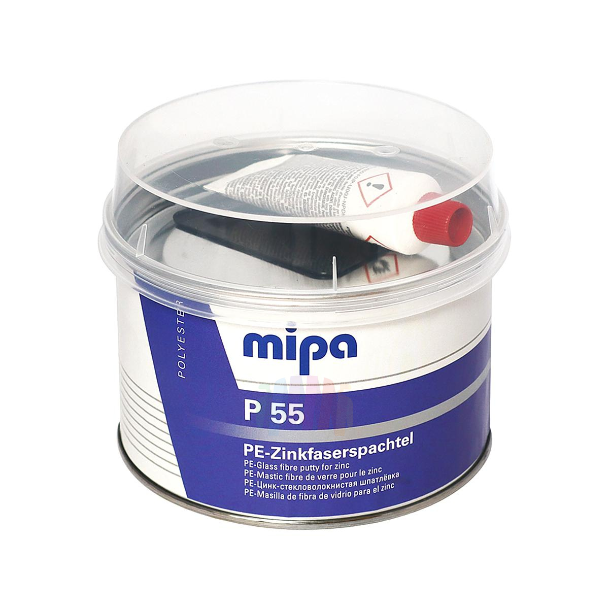 MIPA P55 Zinkfaserspachtel Шпатлевка со стекловолокном и с цинковым наполнителем 0,875 кг.