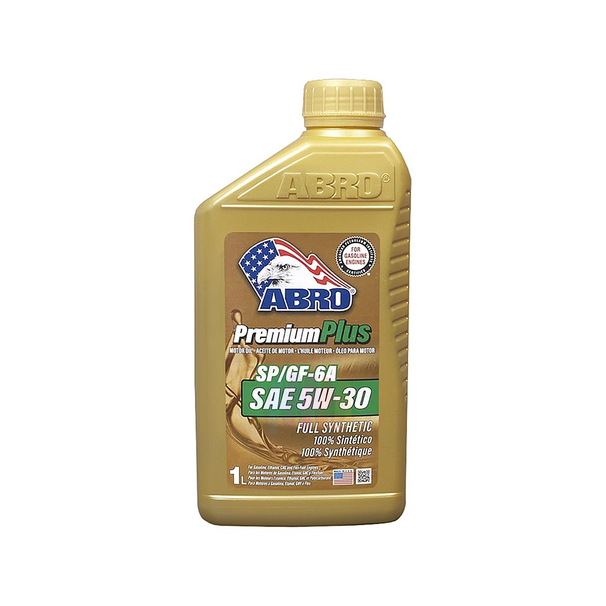 ABRO Premium Plus Full Synthetic MO-FS-5-30-SP-1L SAE 5W-30 Масло моторное автомобильное (синтетика) 1 л.