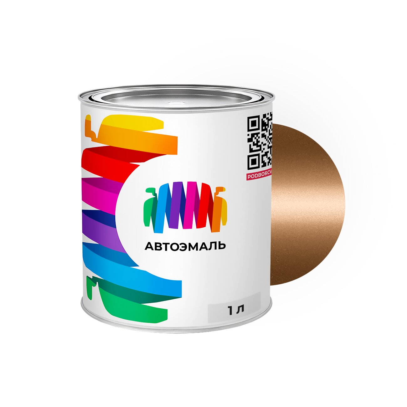 Автоэмаль Mazda (Мазда) «Maya Gold», код цвета M5 (коричневый), базовая краска 1 л.