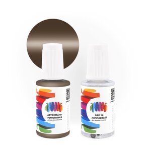 Подкраска для Mercury (Меркури) «L.Prairie Tan», код цвета AYNAXPD, FA6835D, M6835D (коричневый), базовая автоэмаль с кисточкой от сколов и царапин, штрих-корректор 20 мл.