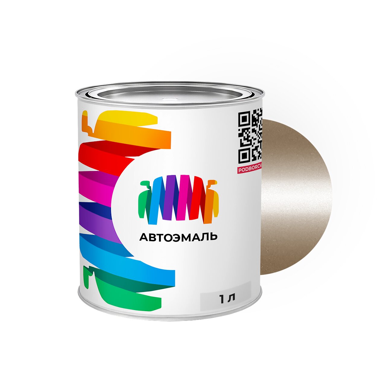 Автоэмаль Mazda (Мазда) «Lt. Prairie Tan», код цвета 17F, BA (коричневый), базовая краска 1 л.