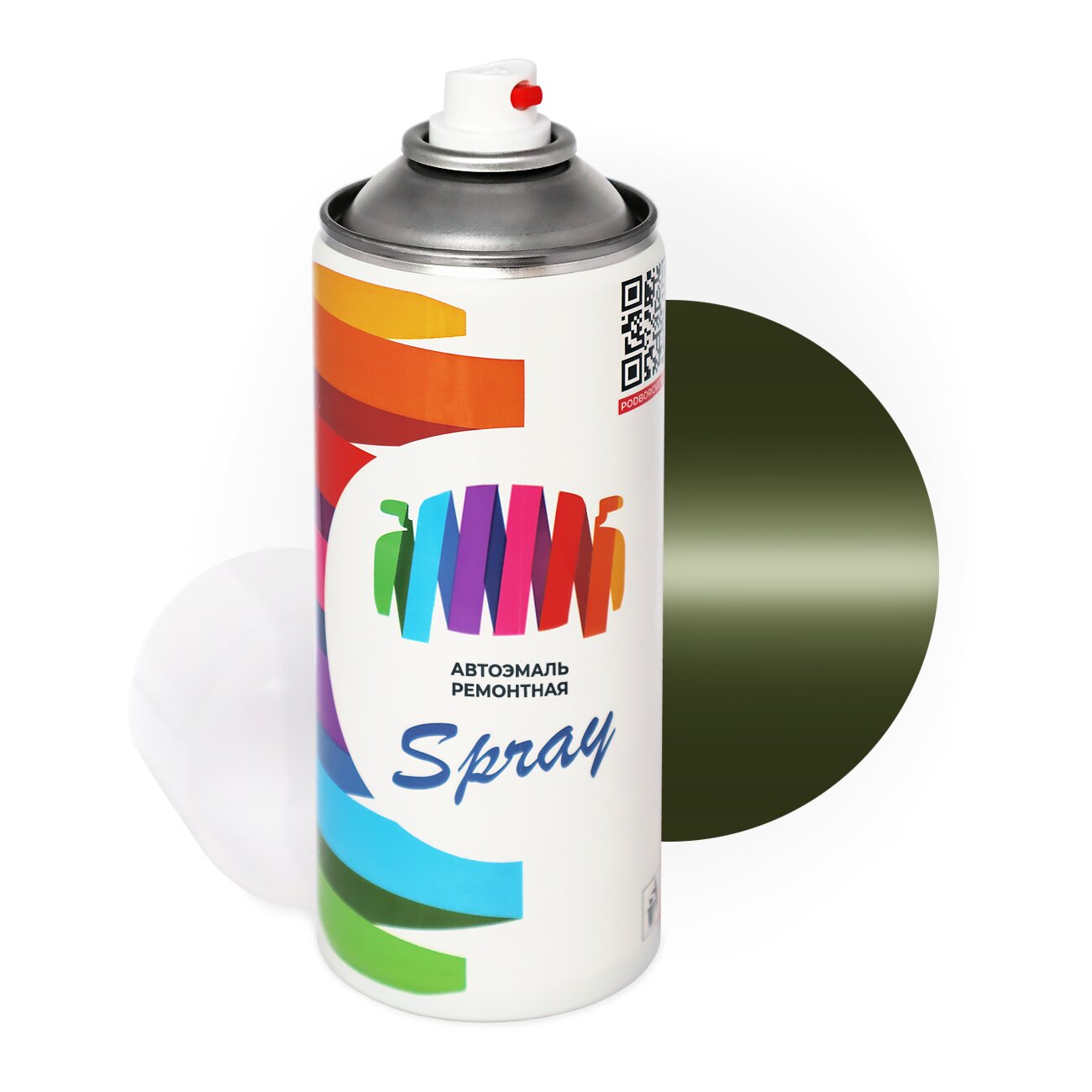 Аэрозольная краска для Opel (Опель) «Laubgruen», код цвета 344, 43L (зеленый), акриловая автоэмаль, баллончик 520 мл.