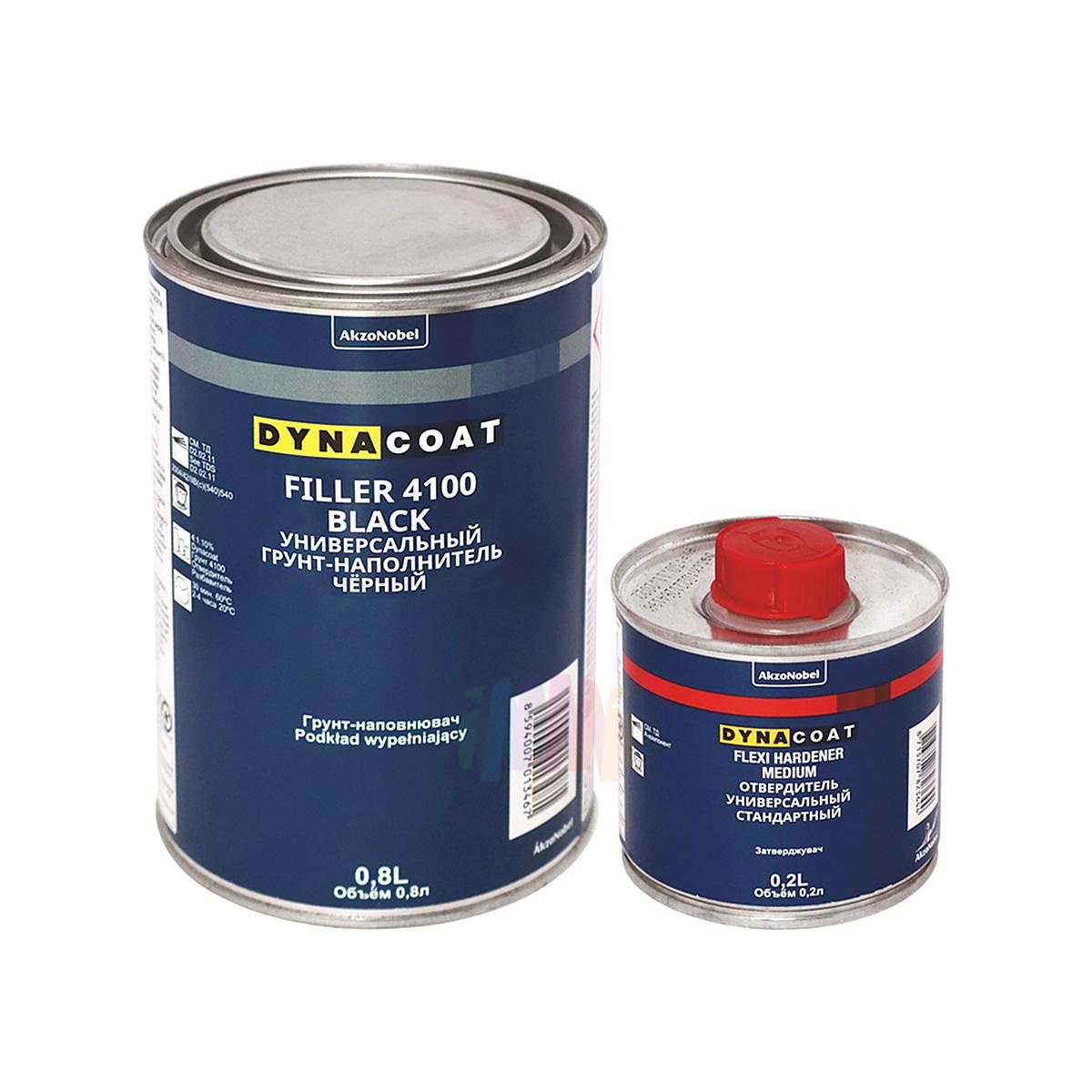 DYNACOAT Filler 4100 Универсальный грунт-наполнитель 0,8 л. с отвердителем 0,2 л.