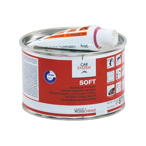 CARSYSTEM Soft 130.853 Мягкая универсальная шпатлевка 1 кг.