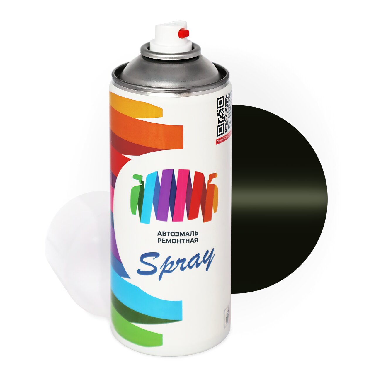 Аэрозольная краска для Scania (Скания) «Army Green», код цвета 1366649, 1701016 (зеленый), акриловая автоэмаль, баллончик 520 мл.