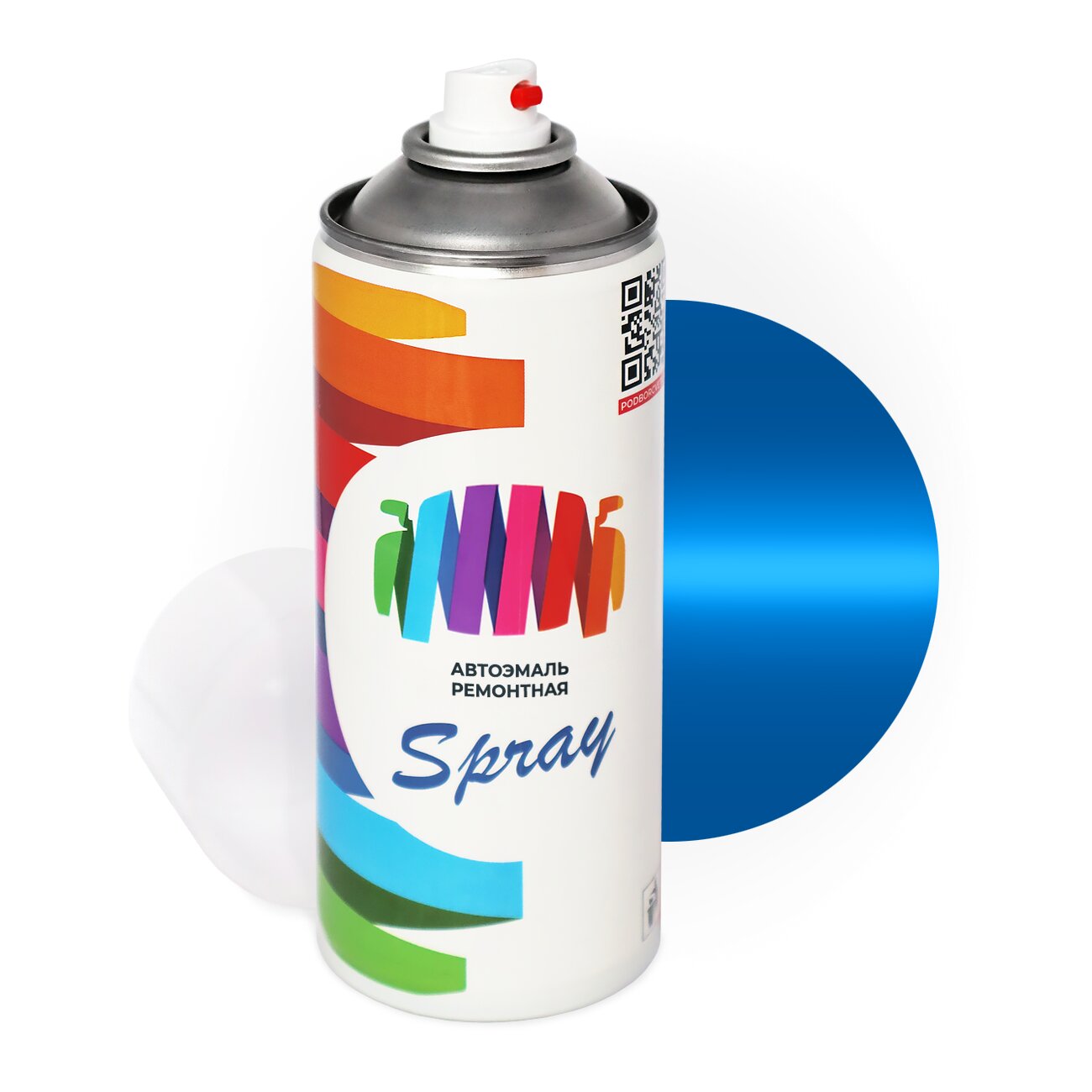 Аэрозольная краска для Man-Buessing (МАН) «Pazifikblau», код цвета BS12M386, M386 (синий), акриловая автоэмаль, баллончик 520 мл.