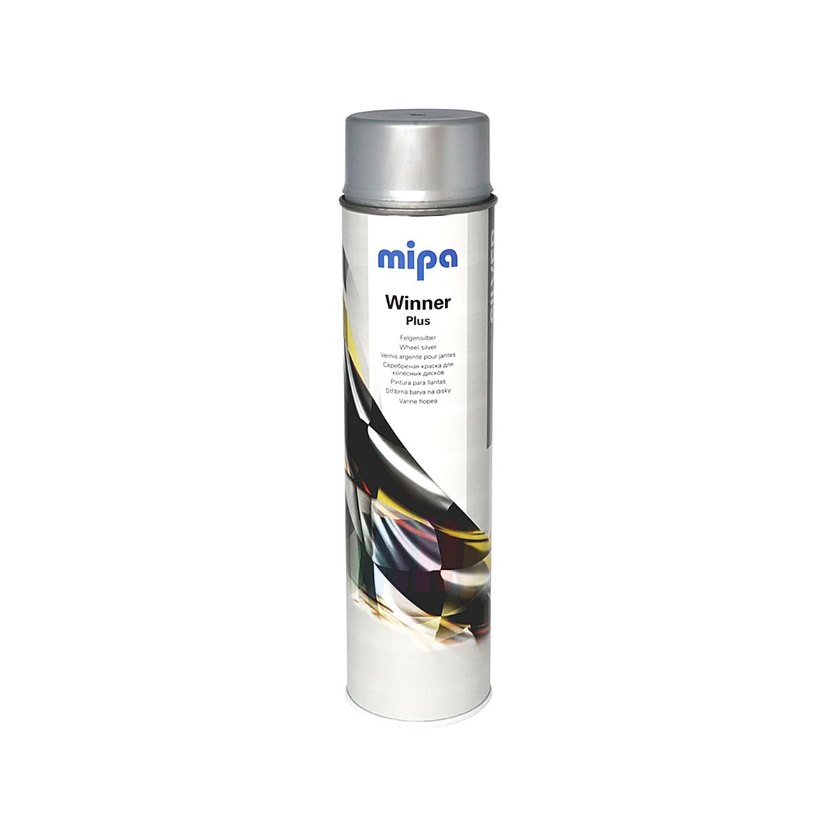 MIPA Winner Spray Plus Felgensilber Эмаль акриловая для дисков автомобиля аэрозоль 600 мл.