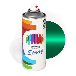 Аэрозольная краска для Honda (Хонда) «Green», код цвета G55, G-55 (зеленый), базовая автоэмаль, баллончик 520 мл.