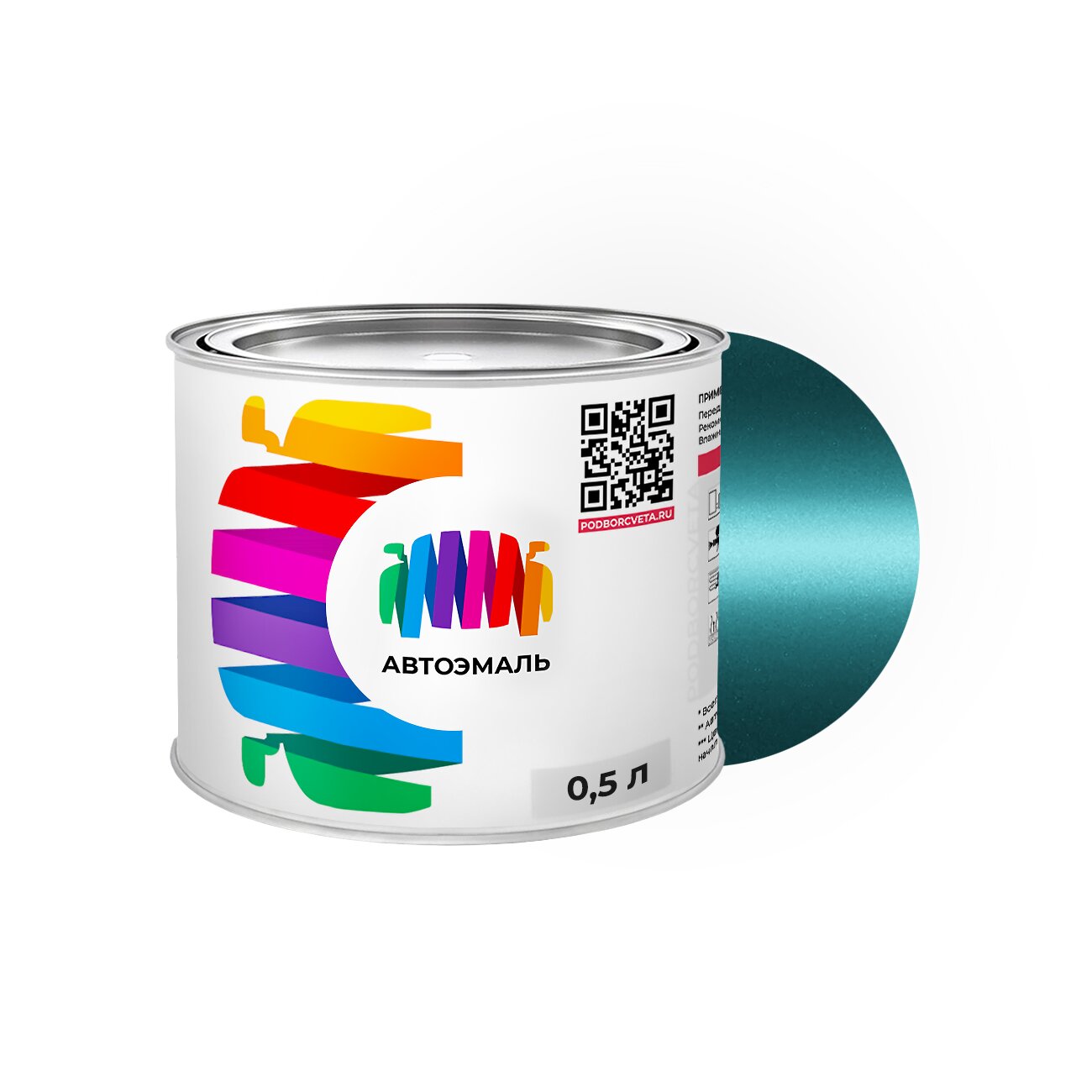 Автоэмаль Toyota (Тойота) «Blue Aqua», код цвета 762 (синий), базовая краска 0,5 л.