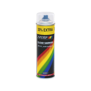 MOTIP 04009 Clear Varnish Лак прозрачный акриловый аэрозоль 500 мл.