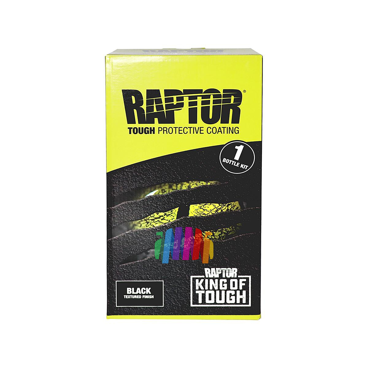 Защитное покрытие раптор U-POL RLB/S1 Raptor Black черное 750 мл. с отвердителем 0,25 л.