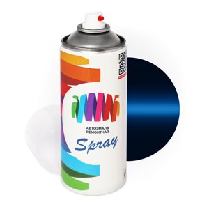 Аэрозольная краска для Porsche (Порше) «Azuritblau», код цвета K2, LY5D (черно-синий), базовая автоэмаль, баллончик 520 мл.