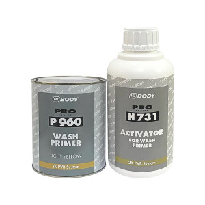 HB BODY P960 2K Wash Primer 1:1 Автомобильный антикоррозийный кислотный грунт 1 л. с отвердителем H731 1 л.