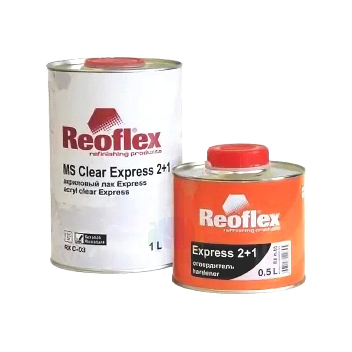 REOFLEX RX C-03 MS 2+1 Clear Express Быстросохнущий автомобильный лак 1 л. с отвердителем 0,5 л.