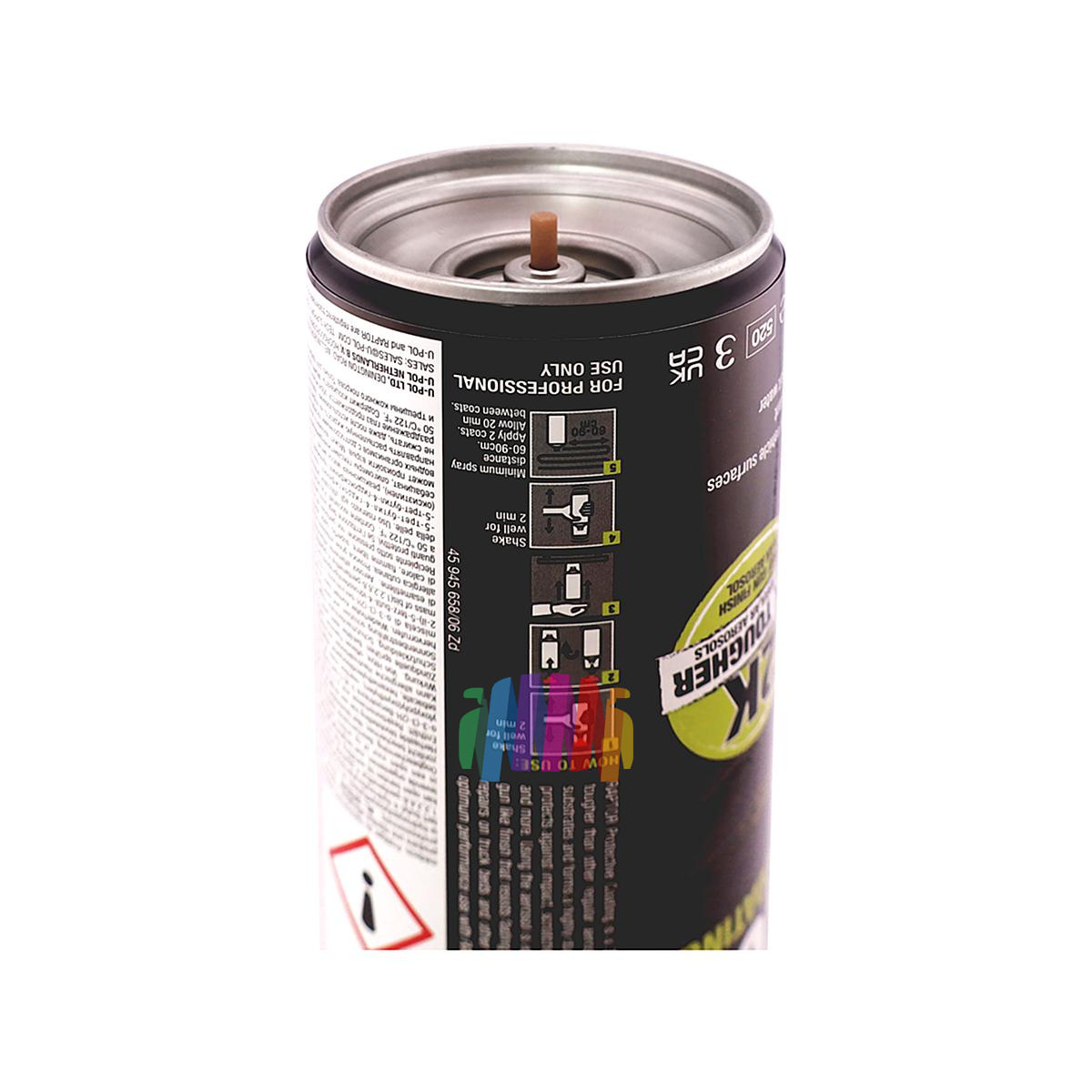 Защитное покрытие U-POL RLW/AL Raptor White Protective Coating 2K белое аэрозоль 400 мл.