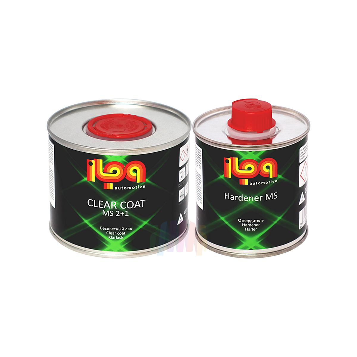 ILPA MS 2+1 Clear Coat Лак акриловый бесцветный 0,4 л. с отвердителем 0,2 л.
