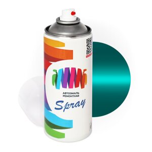 Аэрозольная краска для Daihatsu (Дайхатсу) «Yamato Green», код цвета PZX (зеленый), базовая автоэмаль, баллончик 520 мл.