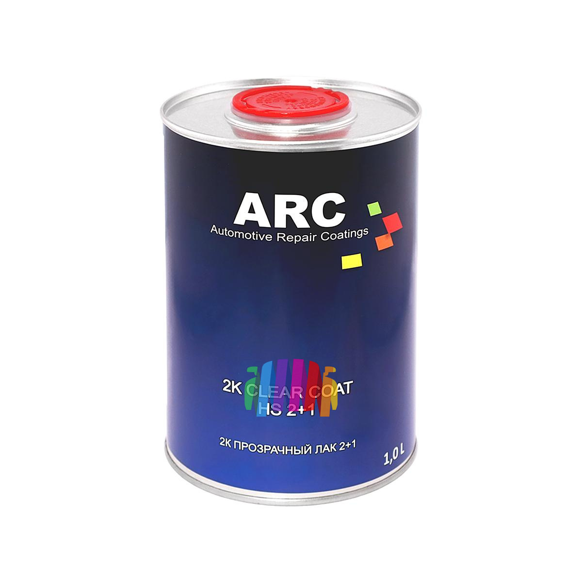 Прозрачный акриловый автомобильный лак ARC 2K HS 2+1 Clear Coat 1 л. с отвердителем 0,5 л. 2