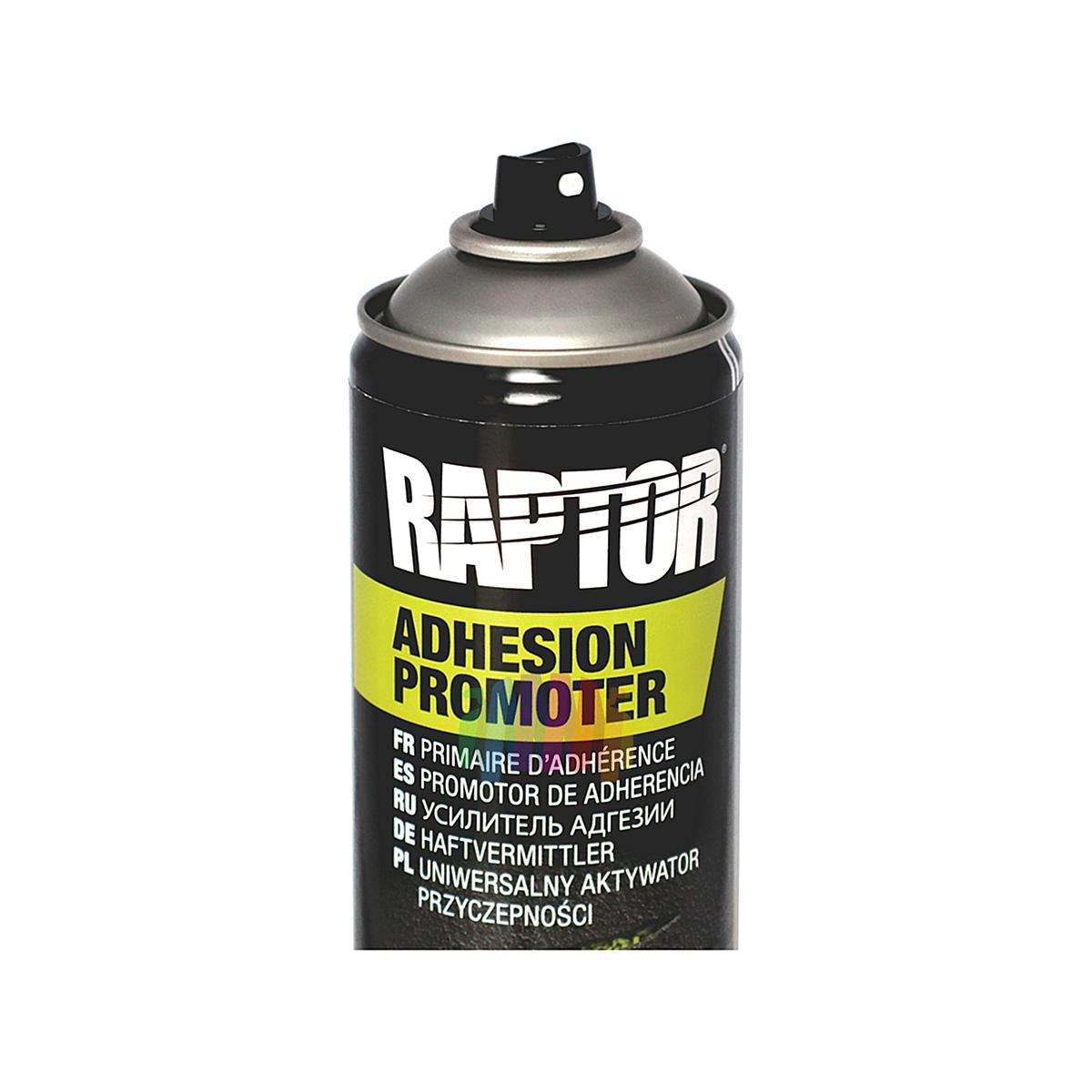 Автомобильнй грунт усилитель адгезии U-POL Raptor Adhesion Promoter прозрачный аэрозоль 450 мл. 3
