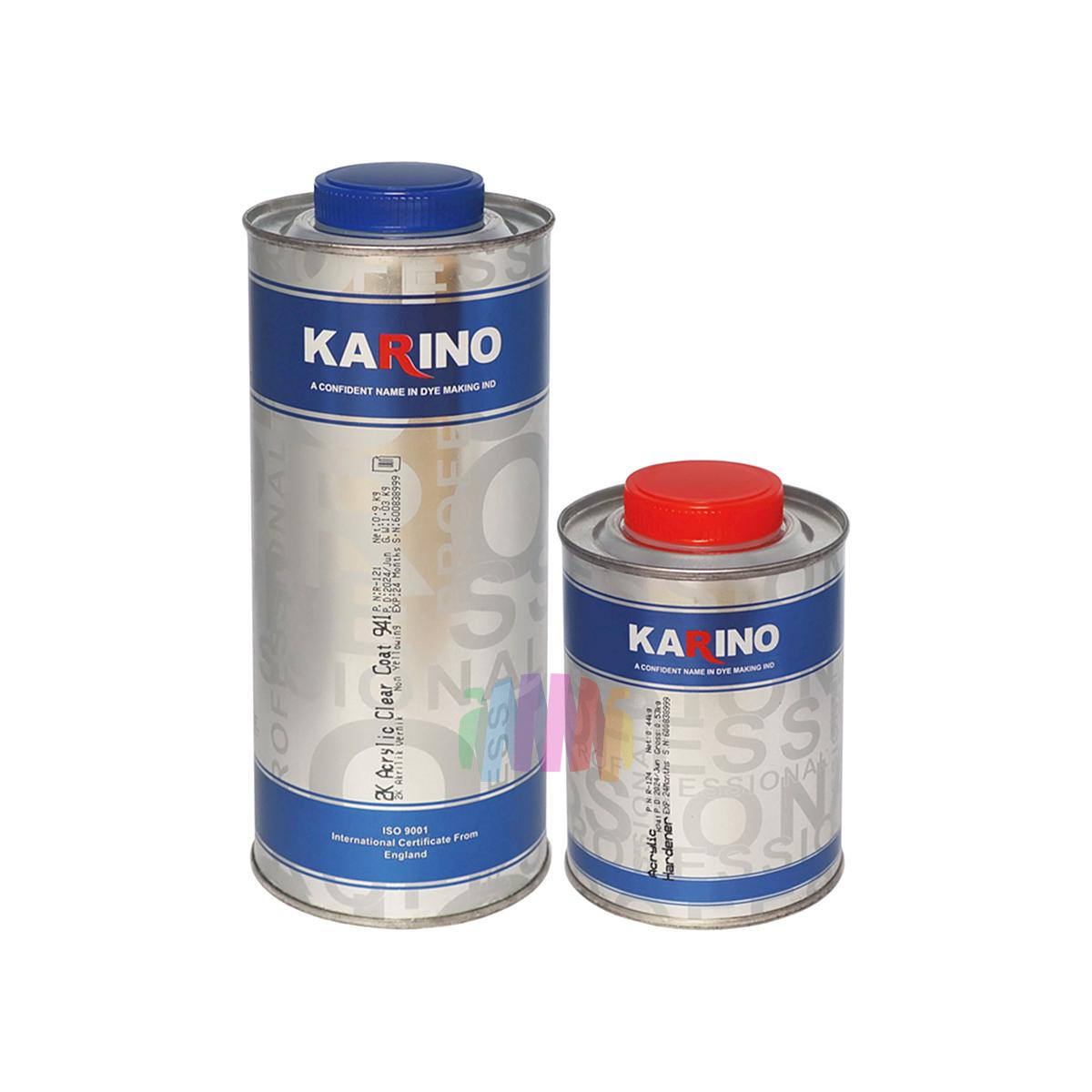 KARINO 2K Акриловый прозрачный лак 941 1 л. + отвердитель H241 0,5 л.