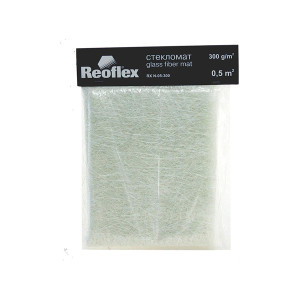 REOFLEX RX N-05-300 Glass Fiber Mat Стекломат 300 г./м2 размер 0,5 м2 (40 x 125 см.)