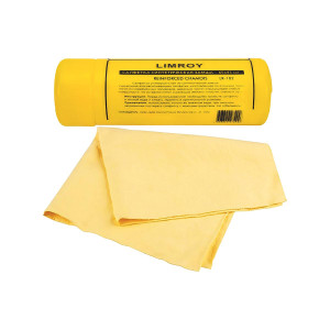 LIMROY LR-102 Салфетка впитывающая автомобильная из искусственной замши в желтой тубе, большая 65 * 43 см.