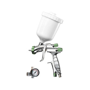 ANEST IWATA LS-400-ETS13 Supernova Профессиональный краскопульт низкого давления 600 мл. с манометром