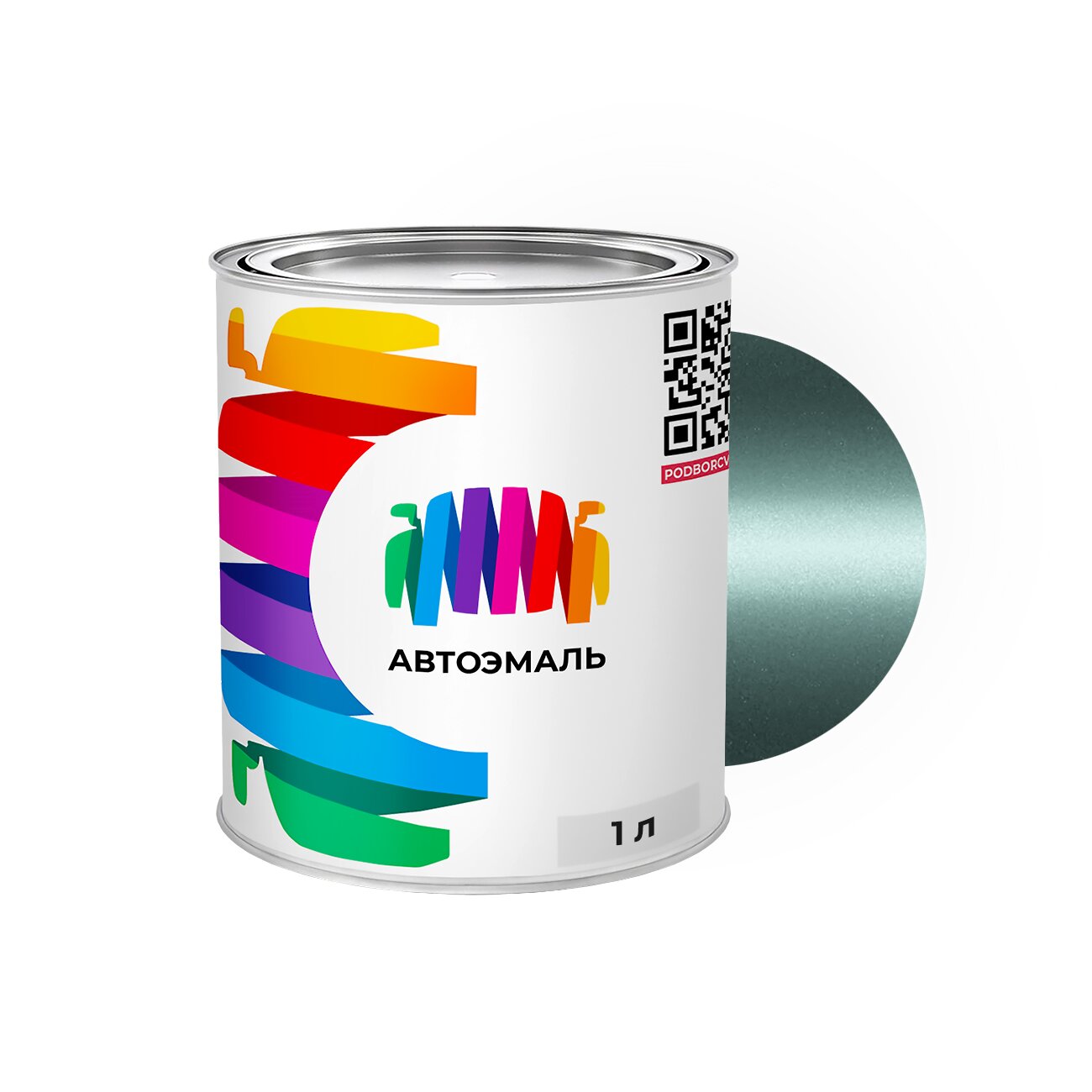 Автоэмаль Mazda (Мазда) «Sherbet Green», код цвета 28A (зеленый), базовая краска 1 л.