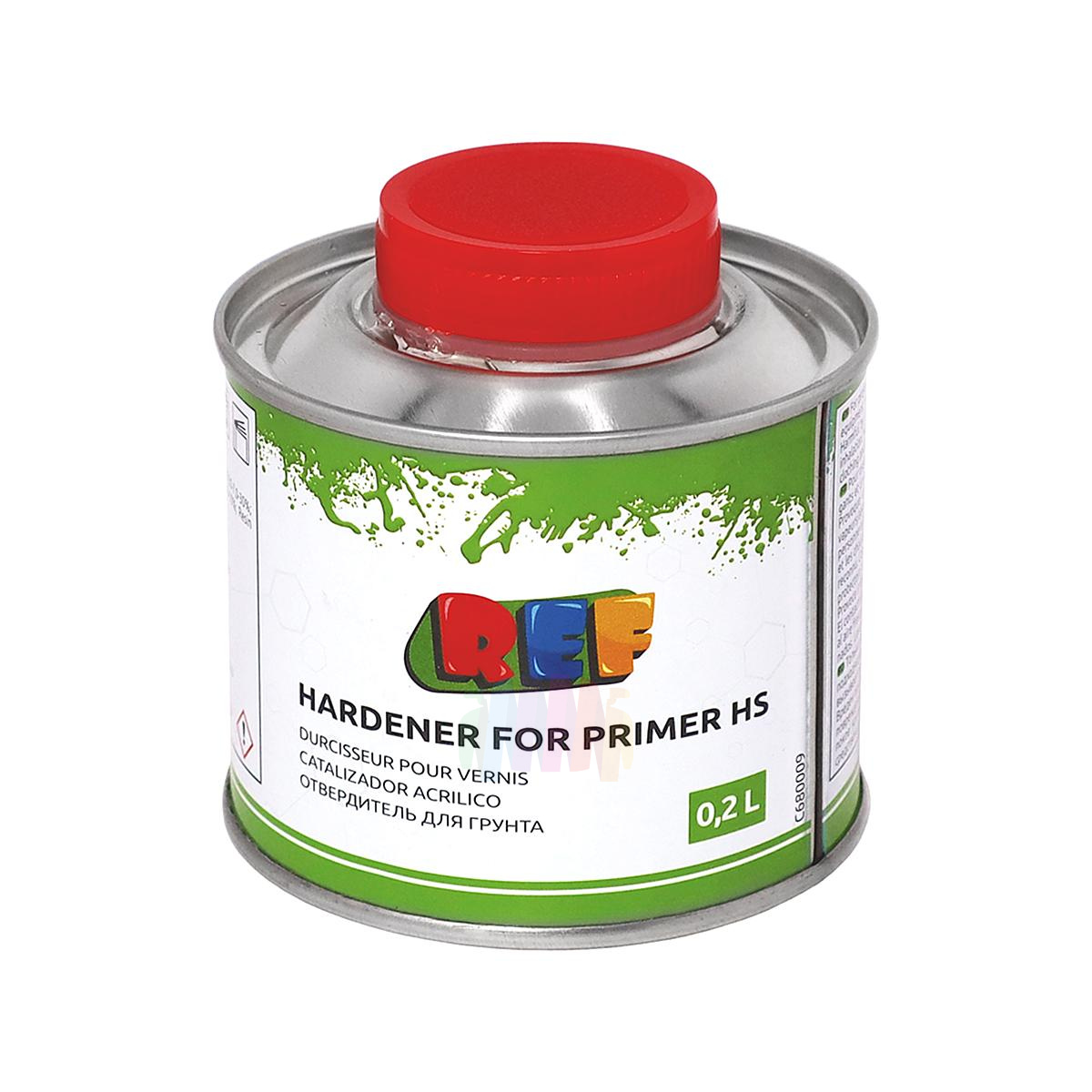 Грунт акриловый автомобильный REF HS 4:1 серый 0,8 л. с отвердителем 0,2 л. 5