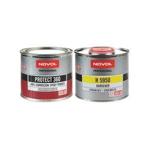 NOVOL Protect 360 Anti-Corrosion Epoxy Primer Грунт эпоксидный антикоррозийный 0,4 л. с отвердителем 0,4 л.