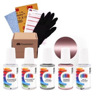 Ремкомплект для Mazda (Мазда) «Cosmic Rose», код цвета 26R (красный), базовая автоэмаль, набор для ремонта сколов и царапин