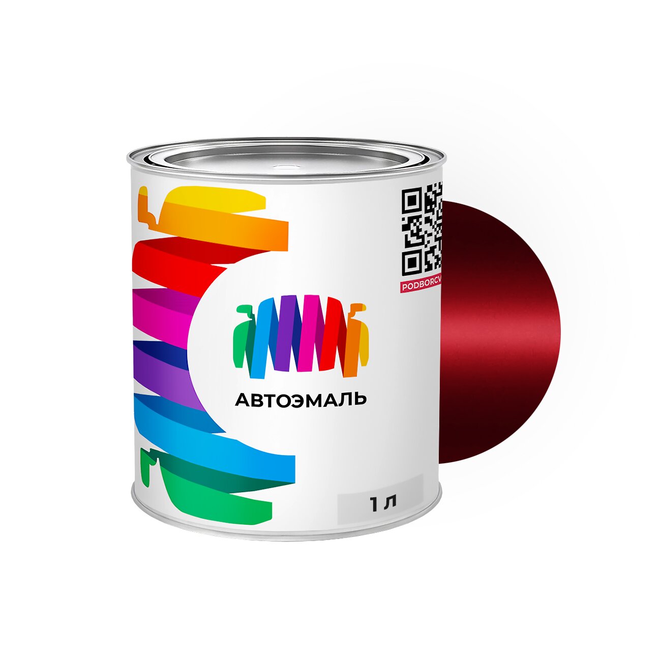 Автоэмаль Mazda (Мазда) «Red», код цвета 13G (красный), базовая краска 1 л.