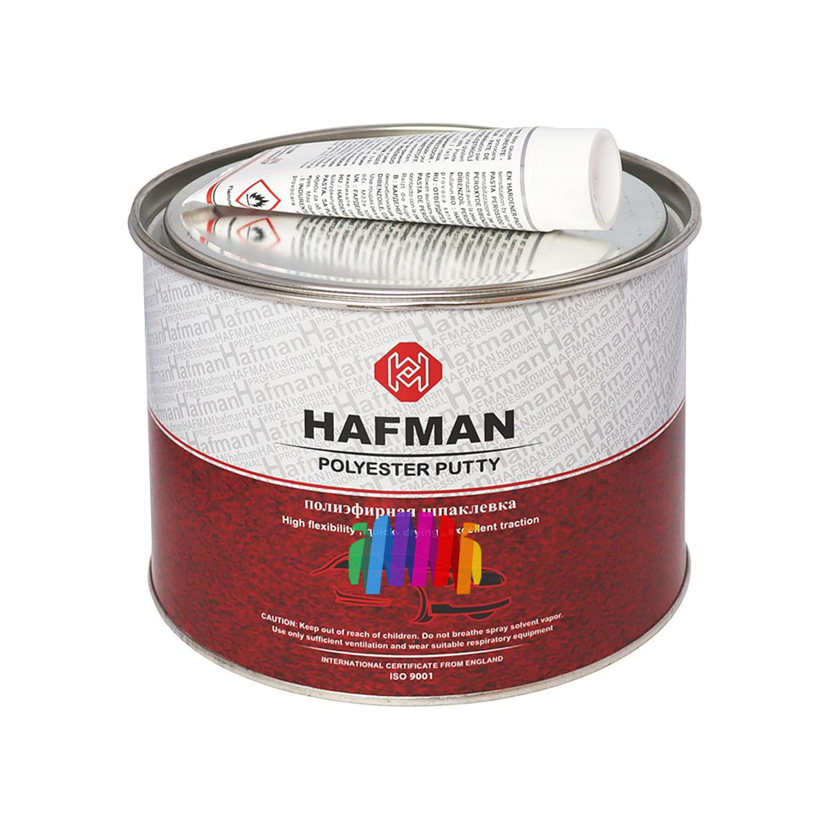 Шпатлевка универсальная автомобильная Hafman Polyester Putty 4 кг.