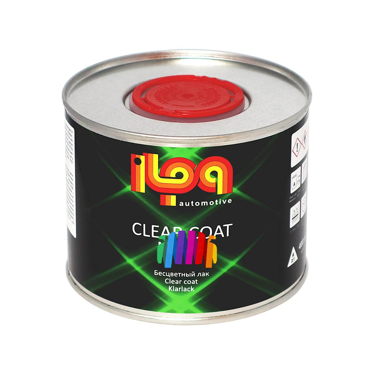 Лак акриловый Ilpa MS 2+1 Clear Coat бесцветный 0,4 л. с отвердителем 0,2 л 2