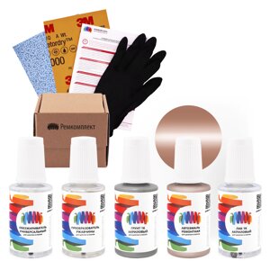 Ремкомплект для Mitsubishi (Мицубиси) «Pink», код цвета CMR17004 (красный), базовая автоэмаль, набор для ремонта сколов и царапин