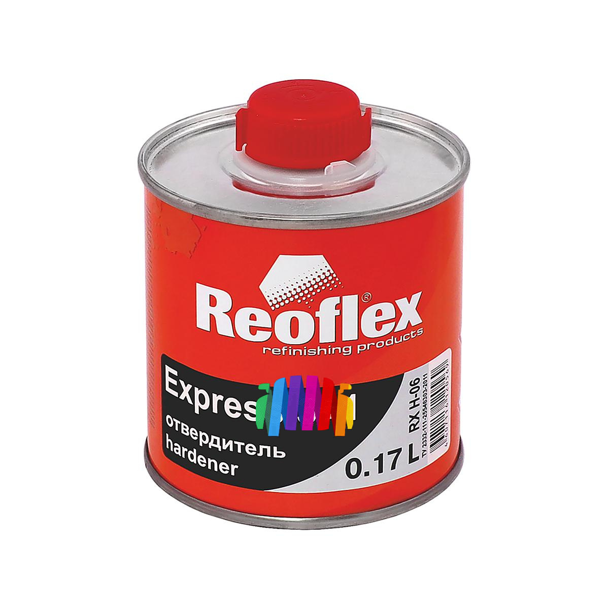 Быстросохнущий лак акриловый автомобильный Reoflex RX C-06 MS 3+1 Clear Express - 3
