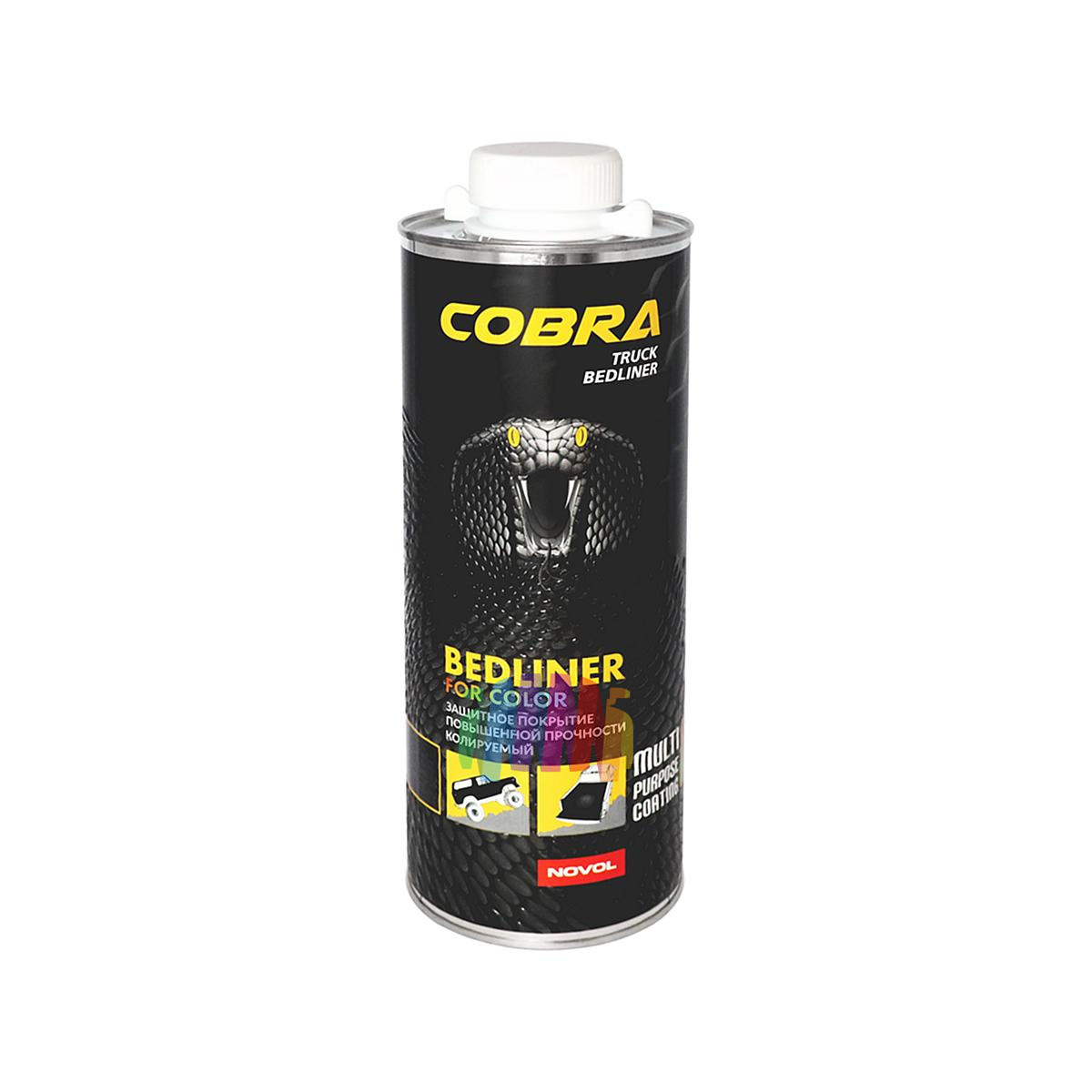 Защитное покрытие Novol Extreme Cobra Truck Bedliner колеруемое 0,6 л. с отвердителем 0,2 л.2