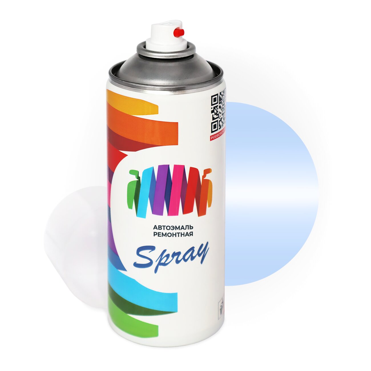 Аэрозольная краска для DAF (ДАФ) «Blue Violett», код цвета 1644150-5734, 1644150-5734-AA-F, 5734, S3176 (синий), базовая автоэмаль, баллончик 520 мл.