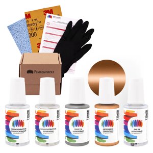 Ремкомплект для Isuzu (Исузу) «Soleil Orange», код цвета 532 (оранжевый), базовая автоэмаль, набор для ремонта сколов и царапин