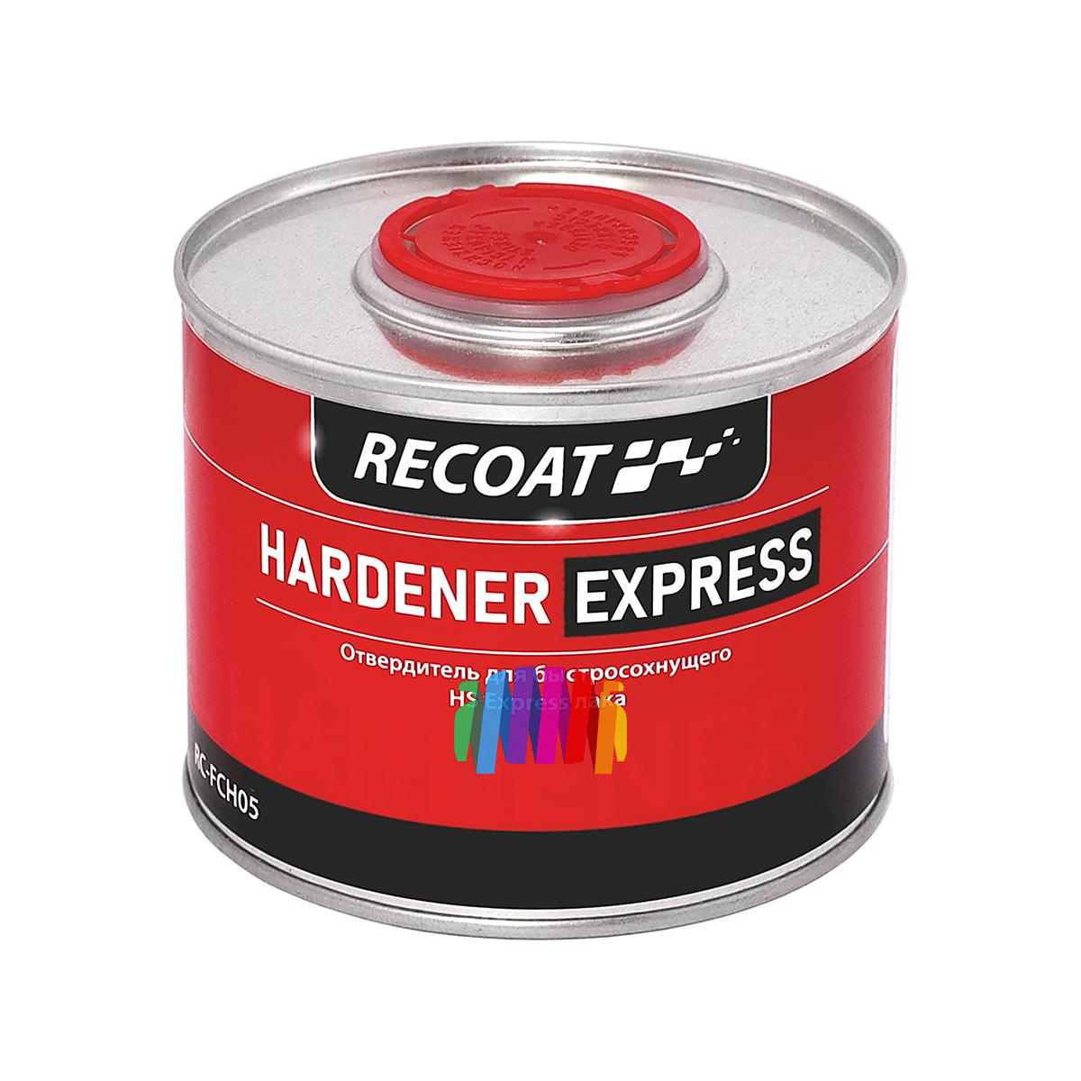 Быстросохнущий прозрачный акриловый лак RECOAT 2K HS Express FASTYCRYL (RC-PCC10) 1+0,5 л. 5