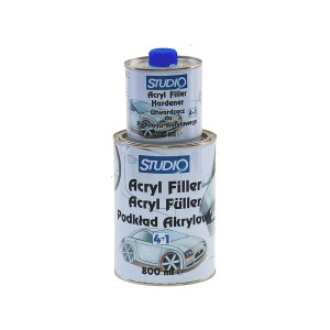 NOVOL Studio 4+1 Acryl Filler Грунт акриловый 0,8 л. с отвердителем 0,2 л.