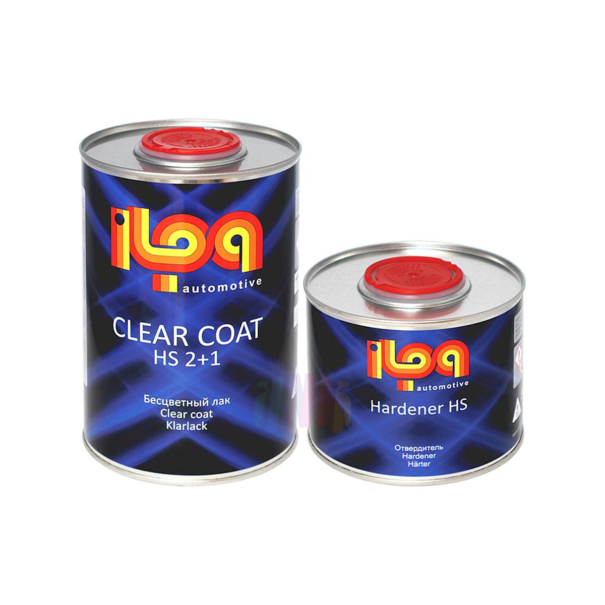 ILPA HS 2+1 Clear Coat Лак акриловый прозрачный 1 л. с отвердителем 0,5 л.