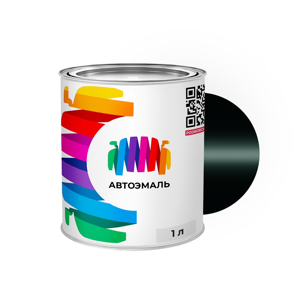 Автоэмаль Mazda (Мазда) «Neo Green», код цвета A3V (зеленый), базовая краска 1 л.