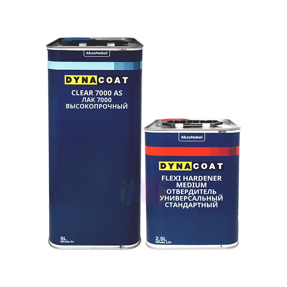 DYNACOAT Clear 7000 AS Лак высокопрочный автомобильный акриловый 5 л. с отвердителем 2,5 л.