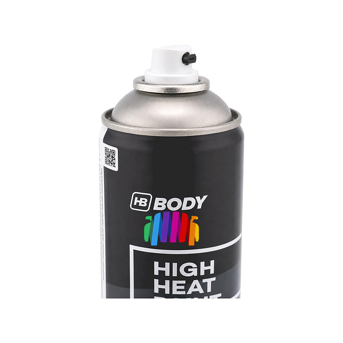 Эмаль термостойкая Body Heat Super черный аэрозоль 400 мл. 3