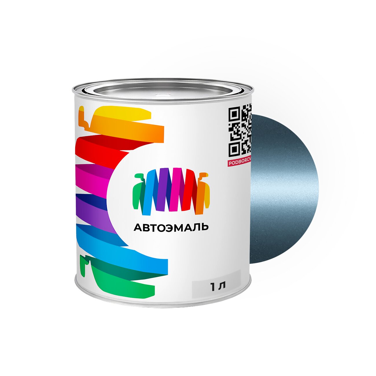 Автоэмаль SsangYong (СсангЙонг) «Prism Blue», код цвета BAF (синий), базовая краска 1 л.