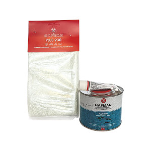 HAFMAN Plus 920 Polyester Resin Ремкомплект полиэфирный (стекломат, полиэфирная смола, отвердитель) 0,4 кг.