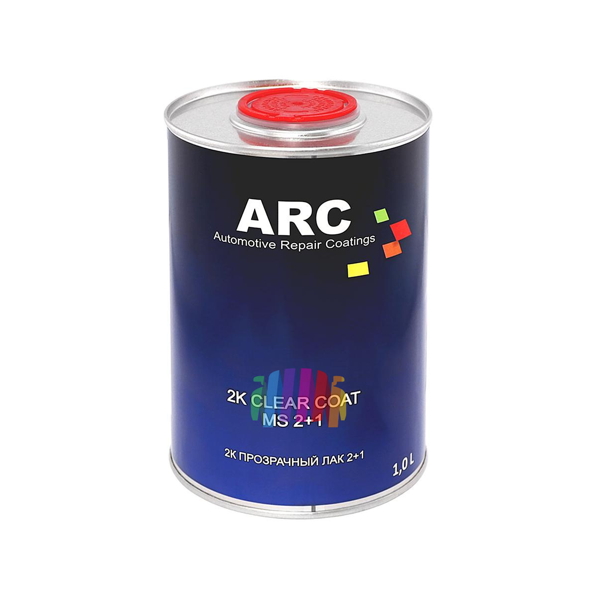 Прозрачный акриловый автомобильный лак ARC 2K MS 2+1 Clear Coat 1 л. с отвердителем 0,5 л. 2