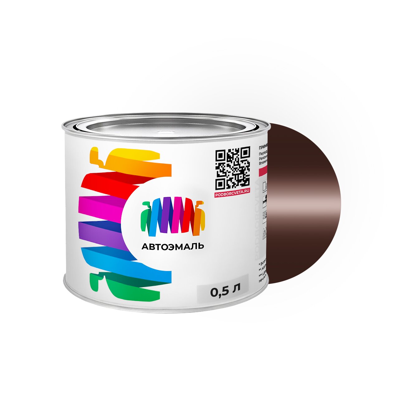 Автоэмаль Cadillac (Кадиллак) «Mocha», код цвета GMA240AP, WA240A (коричневый), базовая краска 0,5 л.